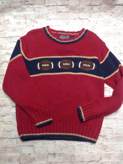 Kitestrings Maroon Print Football Sweater