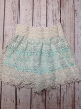Knit Works Green & White Skirt