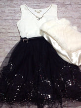 KnitworksKids Black & White Dress