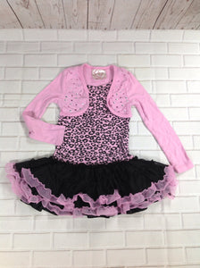 KnitworksKids LIGHT PINK & BLACK Top