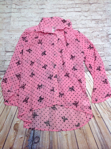 KnitworksKids PINK & BLACK Top