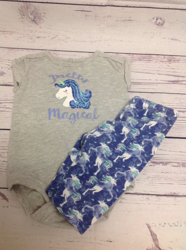 Koala Baby Gray & Blue 2 PC Outfit