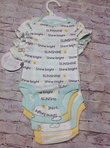 Koala Baby Green & Yellow Onesie