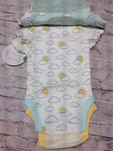 Koala Baby Green & Yellow Onesie