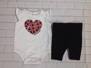 Koala Baby Red & Black 2 PC Outfit
