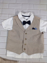 Koala Baby TAN & WHITE 3 PC Outfit