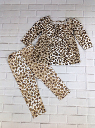 Koala Baby TAN PRINT 2 PC Outfit