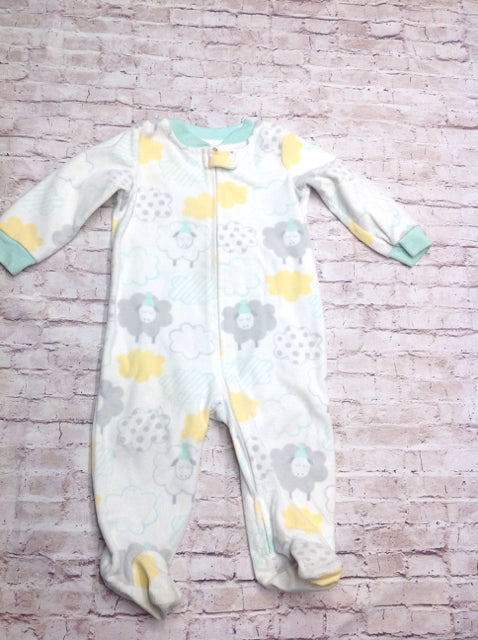 Koala Baby White & Green Sleepwear