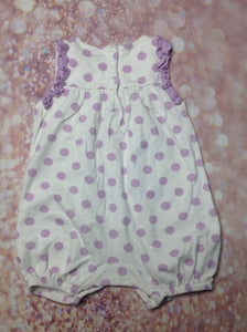 Koala Baby White & Purple One Piece