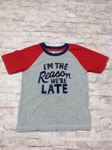 Koala Kids GRAY & RED Top