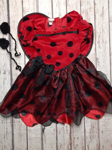 Koala Kids Red & Black Ladybug Costume