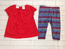 Koala Kids Red Print 2 PC Outfit