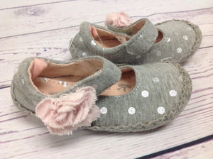 Koala Kids Silver & Pink Shoes