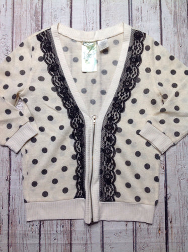 Kyut Cream & Black Sweater