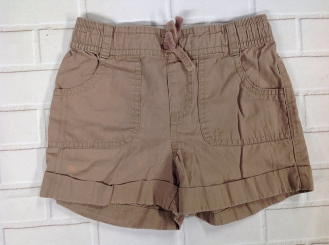 LITTLE MISS ATTITUDE Tan Shorts