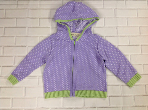 LL Bean Purple Print Sweater