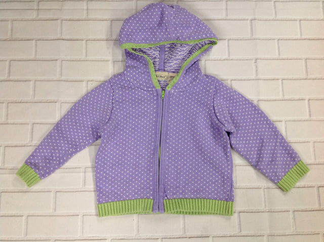 LL Bean Purple Print Sweater