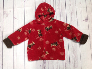 LL Bean Red Print Jacket