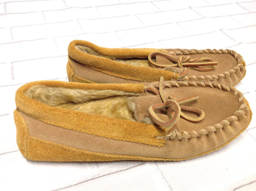 LL Bean Tan Slippers