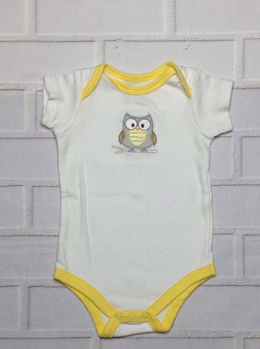 LOVEABLE FRIENDS Off-white & Yellow Top