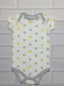 LOVEABLE FRIENDS Yellow & Gray Top