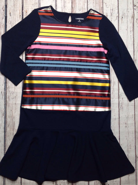 Lands End Blue & Red Dress