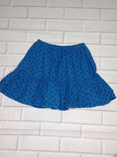 Lands End Blue Print Skirt