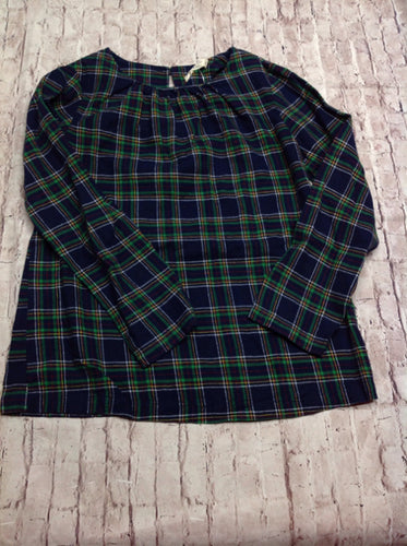 Lands End Navy Print Top