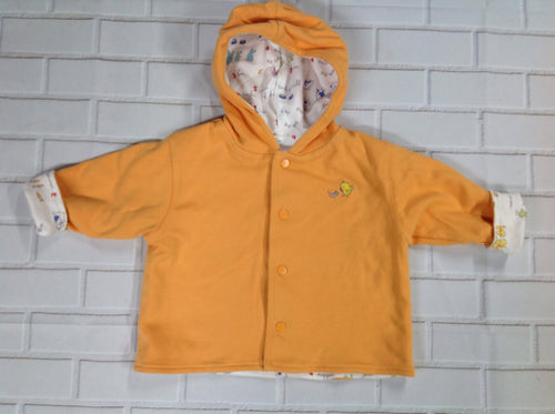 Lands End Orange Print Top