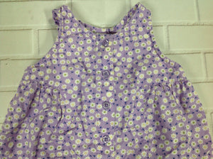 Lands End Purple Print One Piece