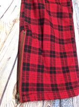 Lands End Red & Black Jeans