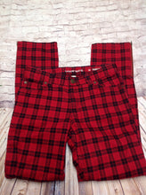 Lands End Red & Black Jeans