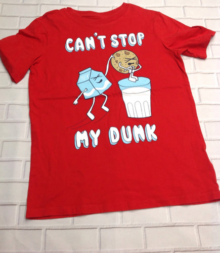 Lands End Red Print Top