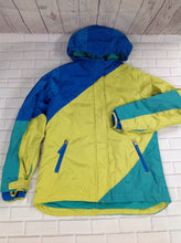Lands End YELLOW & GREEN Coat