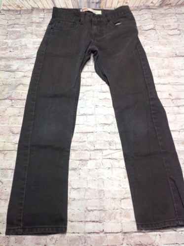Levi's Gray Denim Solid Pants
