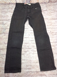 Levi's Gray Denim Solid Pants