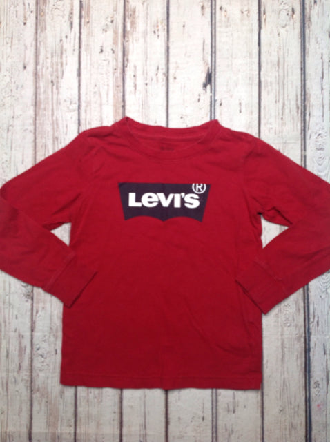 Levis Red & Black Top