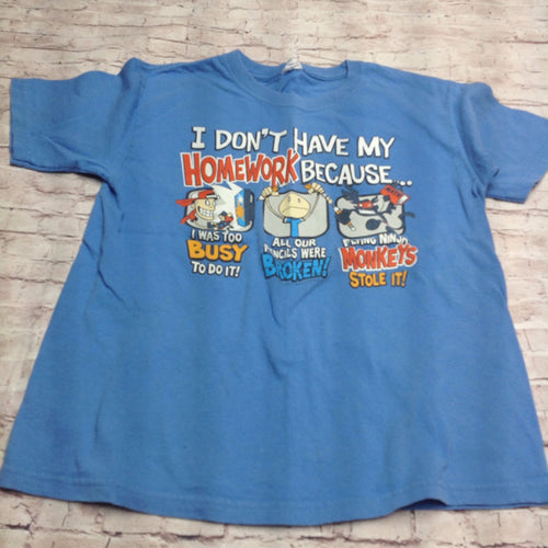 Light Blue School Top