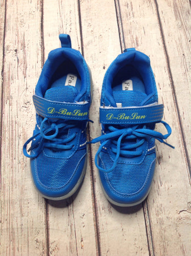 FASHION Blue & Lime Sneakers