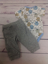 Little Beginnings BLUE & GRAY 2 PC Outfit