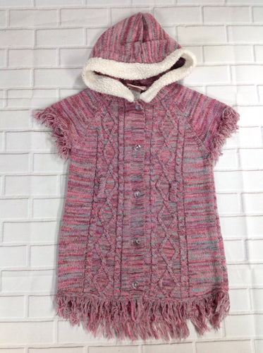 Little Lass Pink & Blue Sweater