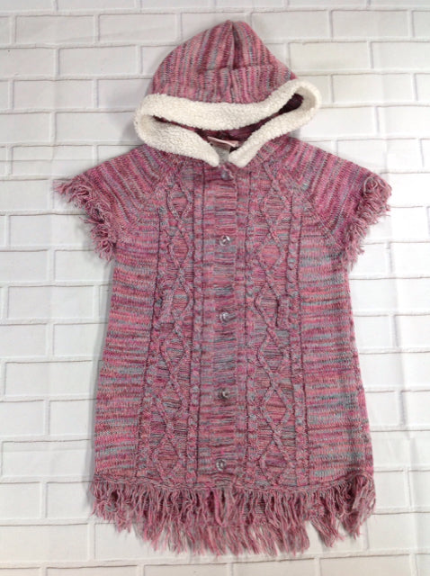 Little Lass Pink & Blue Sweater