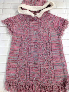 Little Lass Pink & Blue Sweater