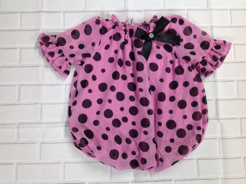 Little Lass Purple Print Top