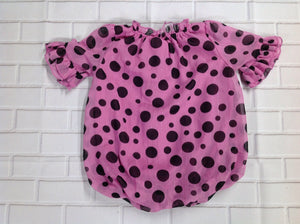 Little Lass Purple Print Top