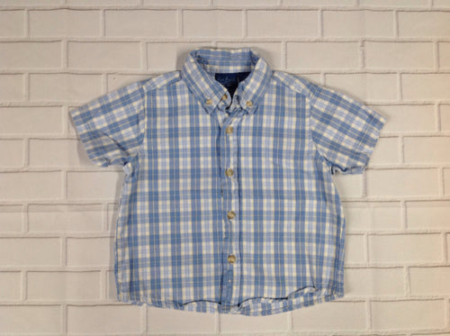 Little Legends Blue & White Top