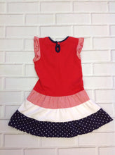 Little Lindsey RED, WHITE & BLUE Dress