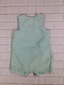 Little Me Green Print One Piece