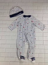 Little Me Navy & White Sleepwear