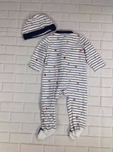 Little Me Navy & White Sleepwear